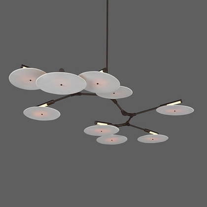 Люстра Lindsey Adelman Branching Disk 9 ( черная )
