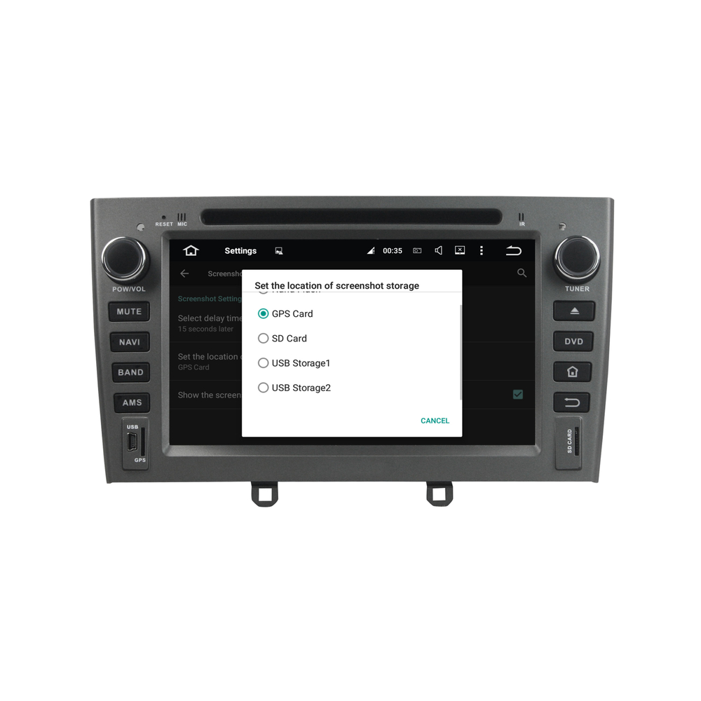 Установочный комплект для PEUGEOT 408 2012+, 308 2008-2014, RCZ 2010-2015 серый  KUBERG XN-7604g-P5