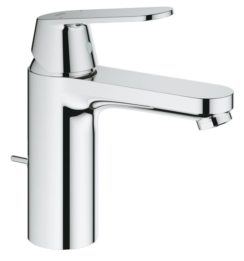 Смеситель для раковины GROHE Eurosmart Cosmopolitan с донным клапаном, средний излив, хром (23325000) Смеситель для раковины GROHE Eurosmart Cosmopolitan с донным клапаном, средний излив, хром (23325000)