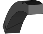 A303-120 Противозагрязняющее поршневое уплотнение 120-112-6,2