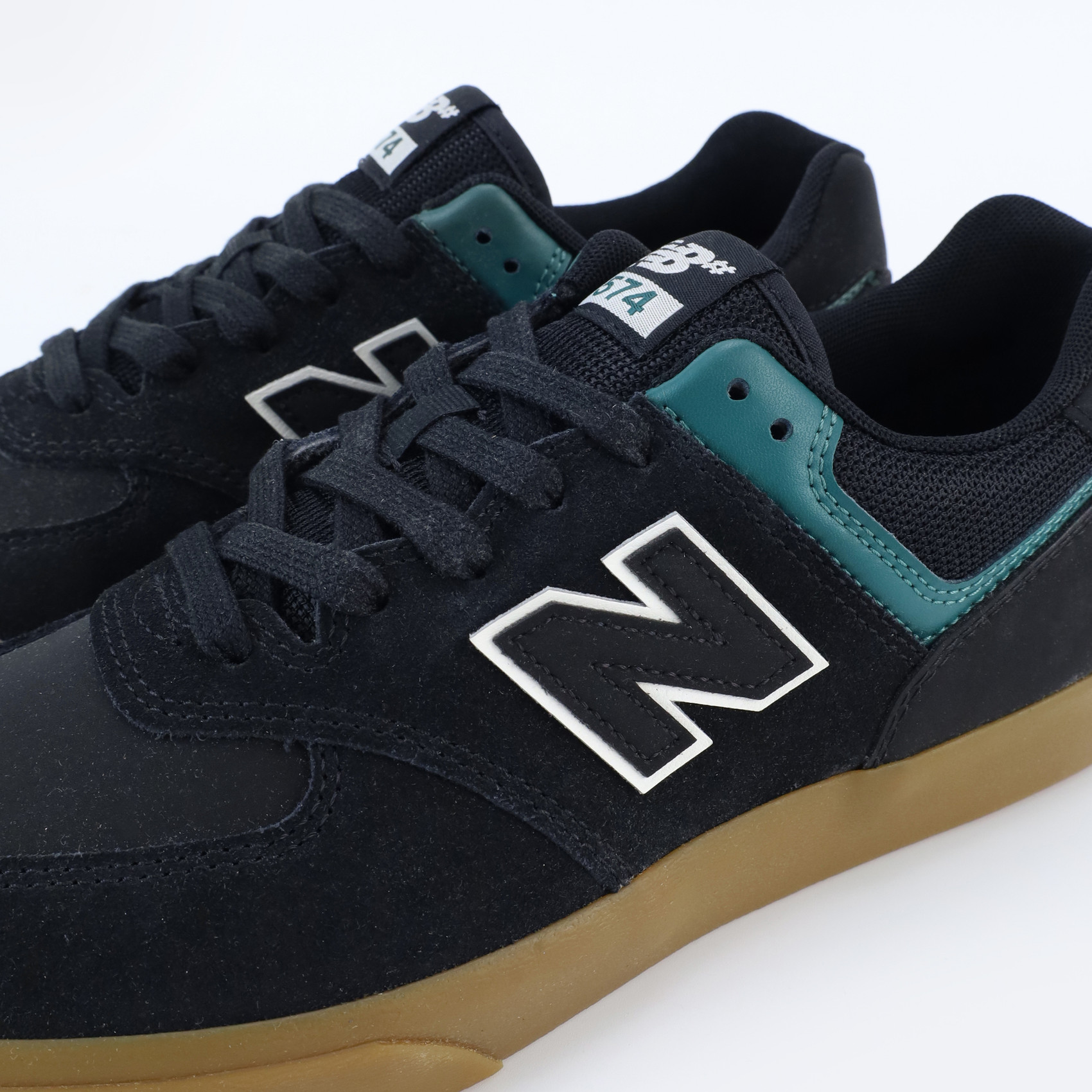 New Balance Numeric 574 Vulc (black/vintage teal) артикул: - купить в магазине Дайс