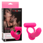 Розовая вибронасадка для двойного проникновения California Exotic Novelties Silicone Rechargeable Double Diver SE-1844-15-3