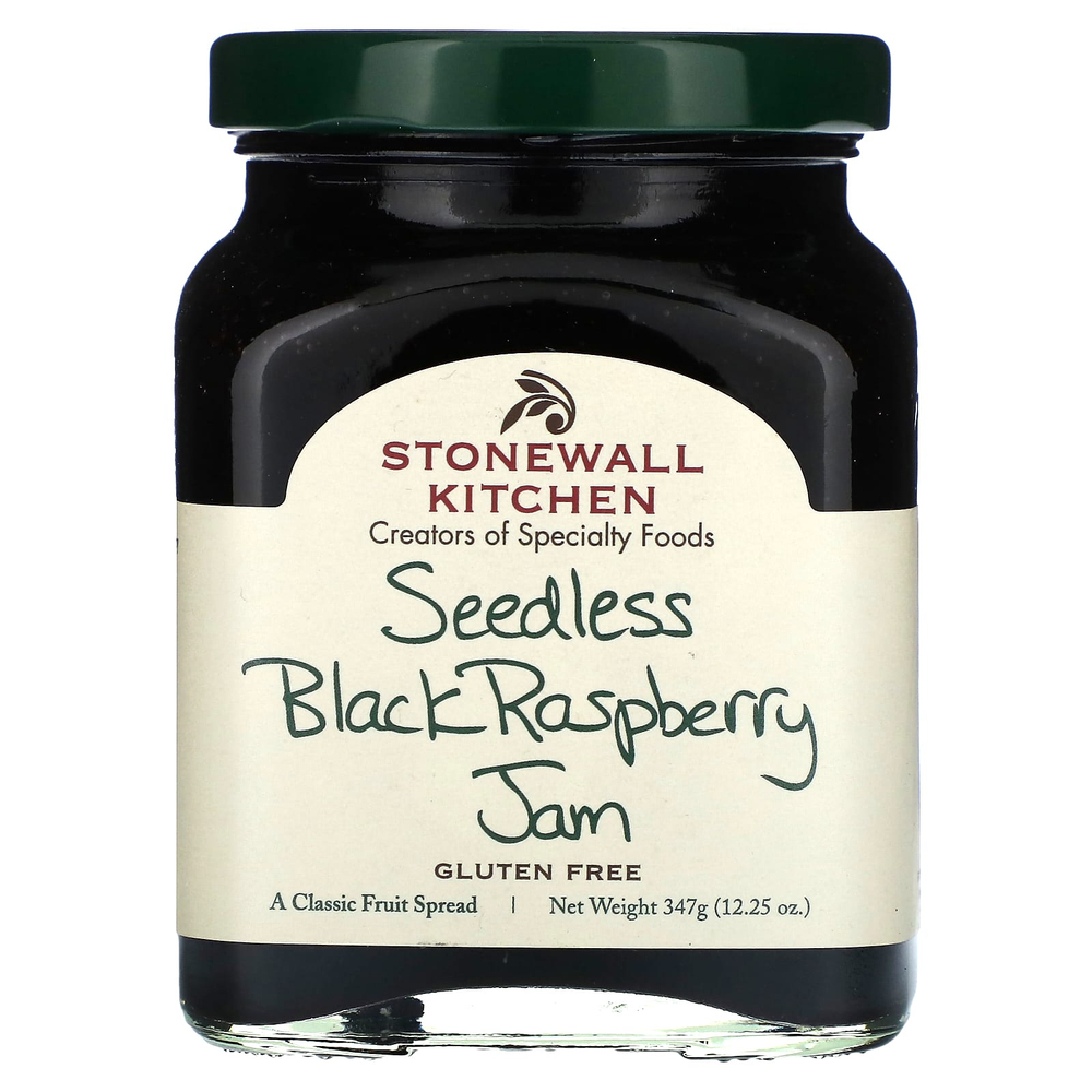Stonewall Kitchen, джем из черной малины без косточек, 347 г (12,25 унции)