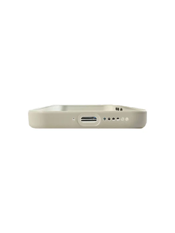 Защитный чехол для Xiaomi 17 Pro Max белый с серебряной рамкой (White-Silver)