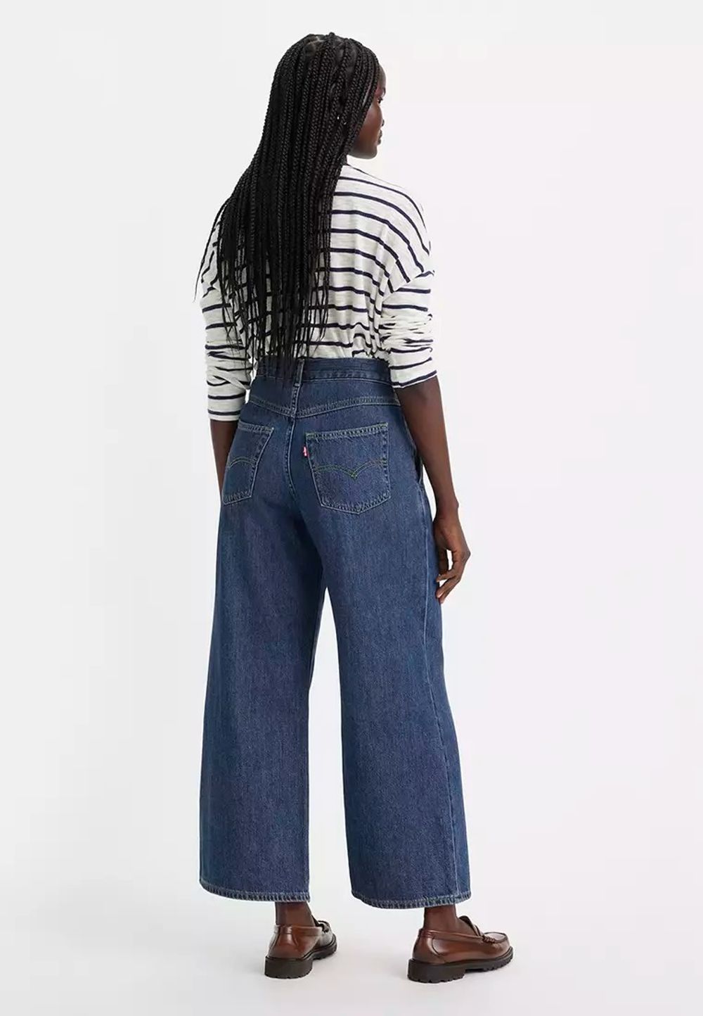Джинсы женские LEVI'S FEATHERWEIGHT BAGGY MED INDIGO - WORN IN