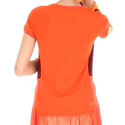 Женская теннисная футболка Lotto Tech I D3 Tee — grenadine red