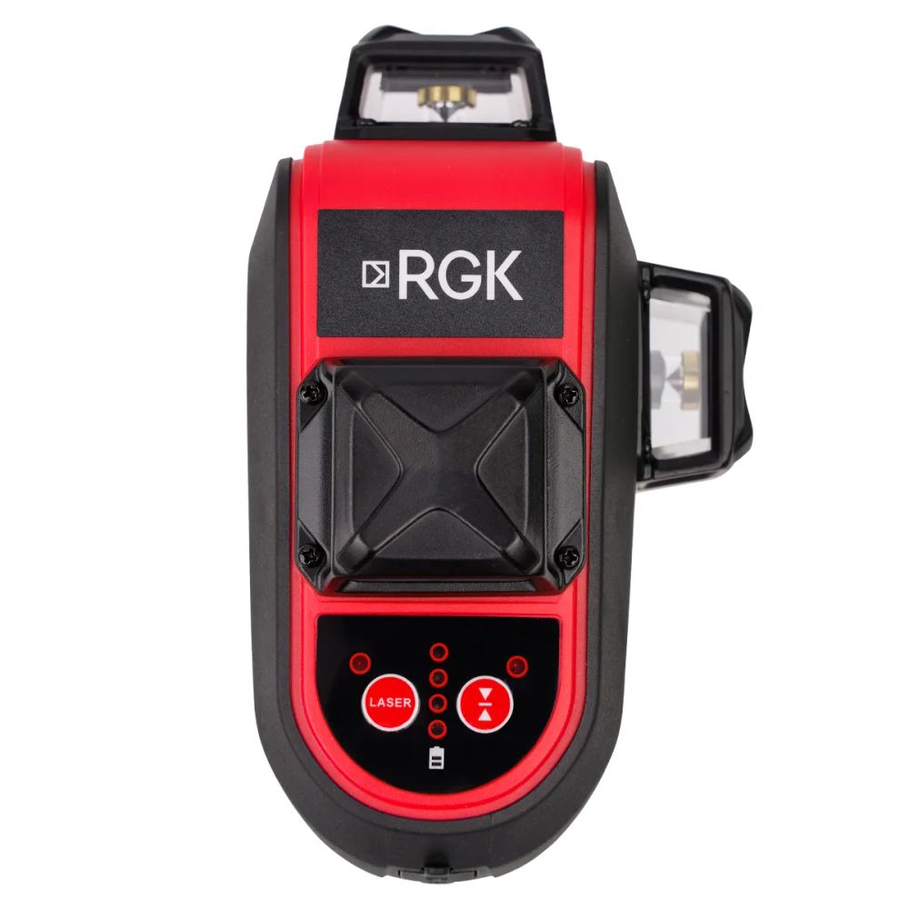 Комплект: лазерный нивелир (уровень) RGK PR-3R с красным лучом + штатив, RGK