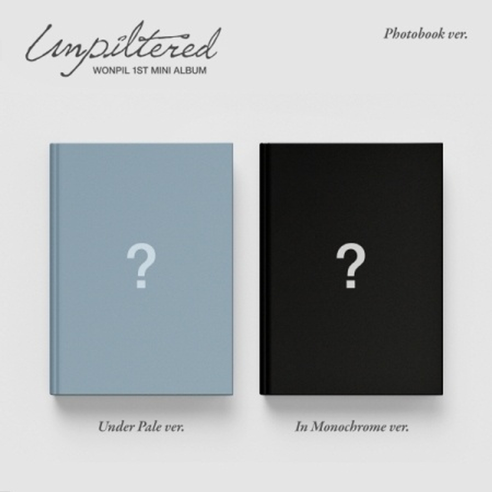 Альбом WONPIL - UNPILTERED 1st Mini Album PHOTOBOOK 2 Version SET