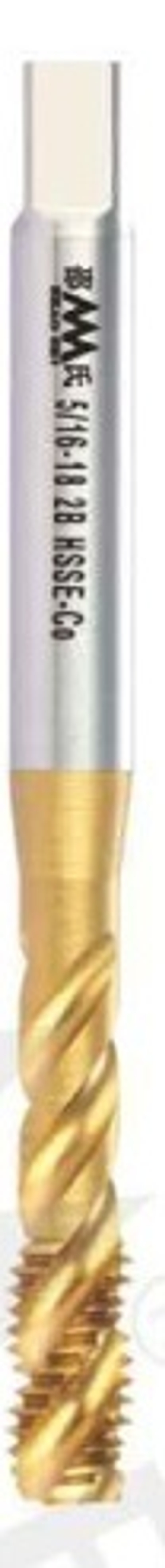 Метчик машинный 1/4-28 UNF DIN-371 HSSE-Co 2BX TIN SA522012