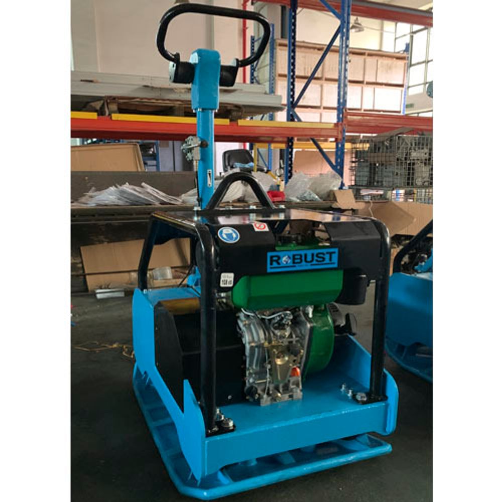 Виброплита дизельная ROBUST CPC-500DE реверсивная - [452 кг / 50 кН / Changfa CF192F]