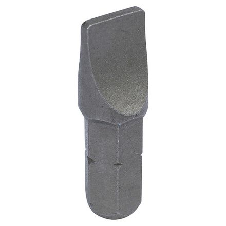 Цена на KING TONY (102508S2) Вставка (бита) торцевая 1/4", L = 25 мм, Slotted, SL8.0 х 1.6 мм