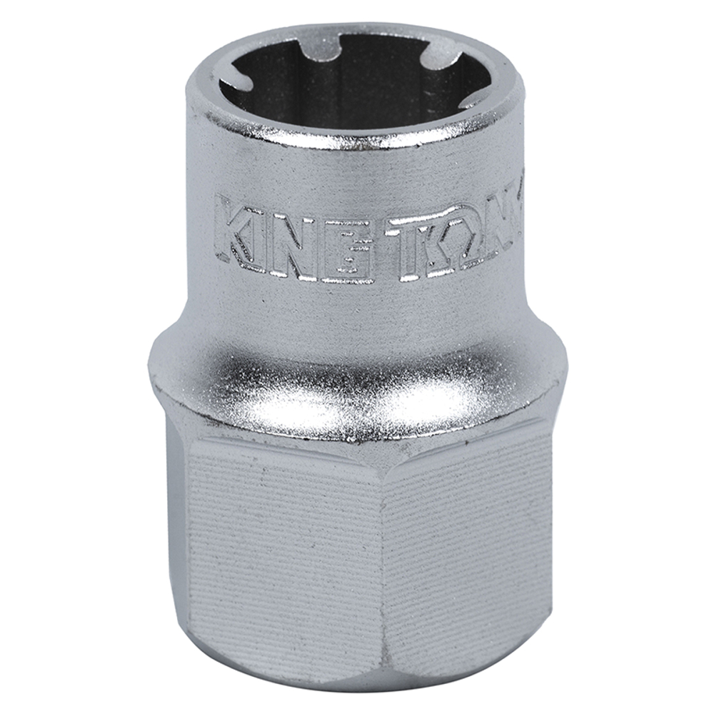 KING TONY (9AW4911) Головка специальная торцевая 1/2", RIBE M10S, для натяжного ролика Toyota
