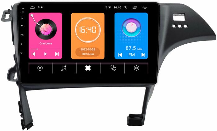 Магнитола для Toyota Prius 30 2009-2015 (правый руль, рамка под 10") - GT10-0487 на Android 10
