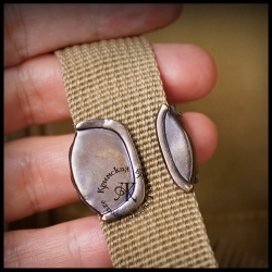 Клипса для системы MOLLE "Орел" , латунь
