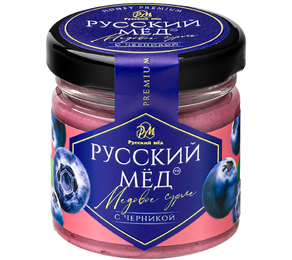 Медовое суфле с черникой Русский мёд 40 мл