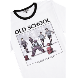 Футболка Old school белая