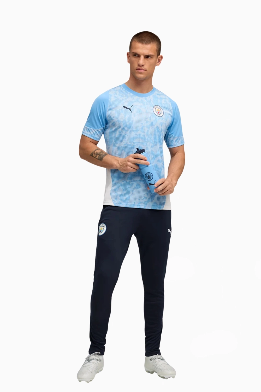 Футболка Puma Manchester City 25/26 Training - голубой
