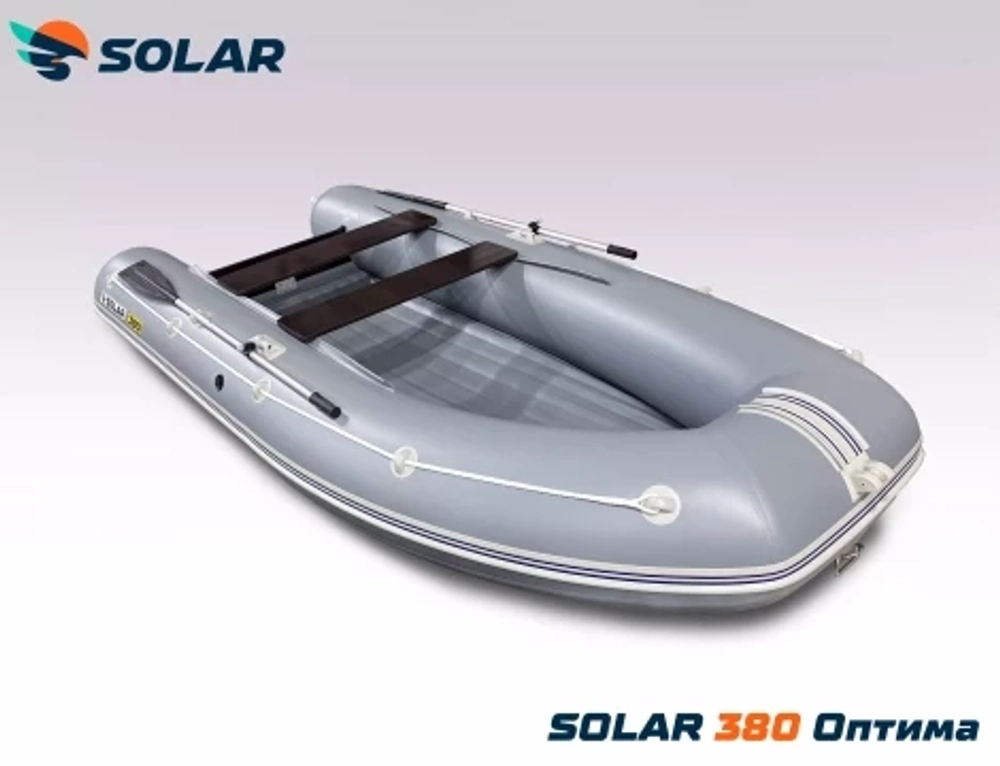 Лодка надувная моторная solar-380 к (оптима)