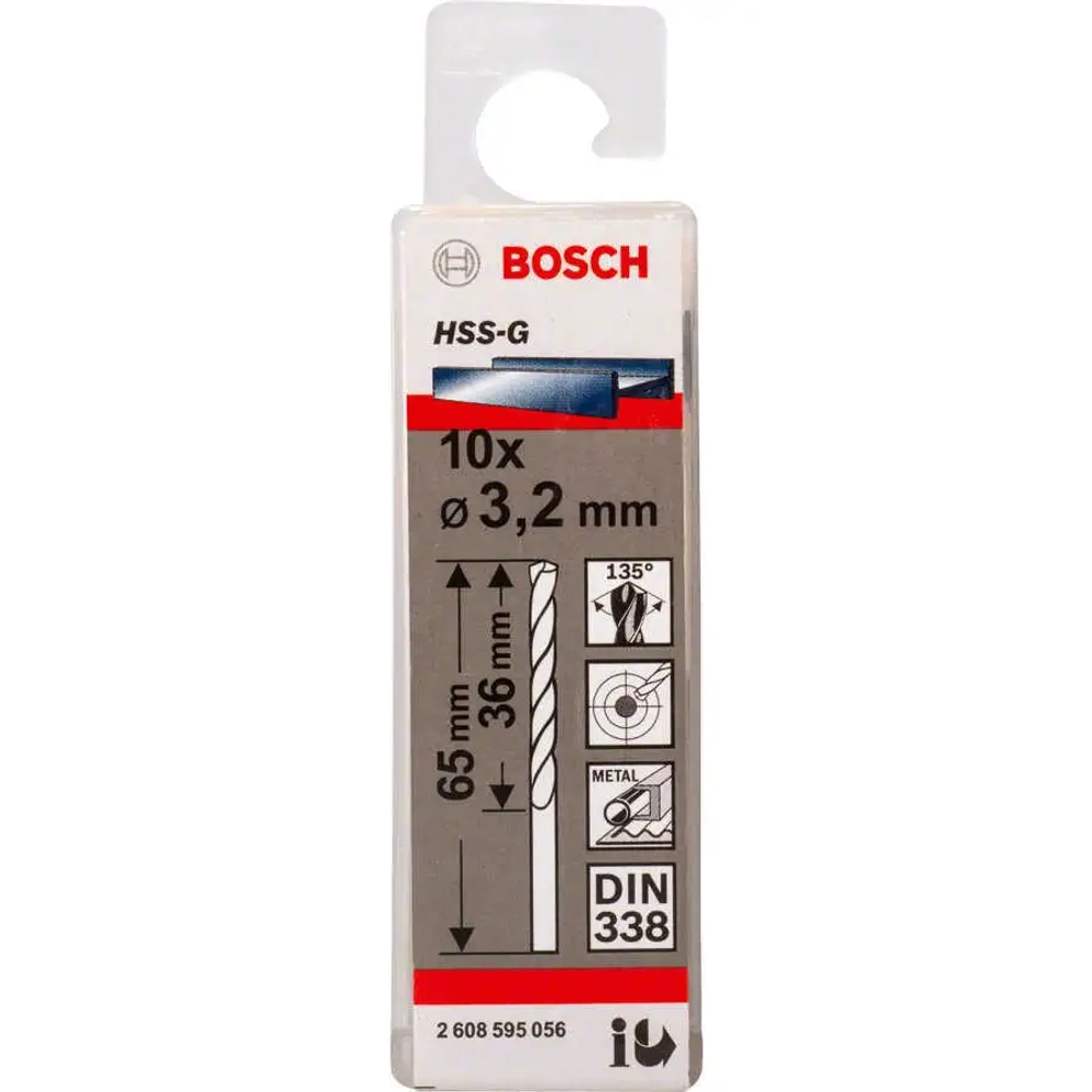 Сверло по металлу HSS-G 4 мм BOSCH 2608595059