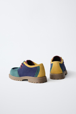 ZARA - FRUIT OF THE LOOM™ КОЖАНЫЕ БОТИНКИ BLUCHER, РАЗНОЦВЕТНЫЙ