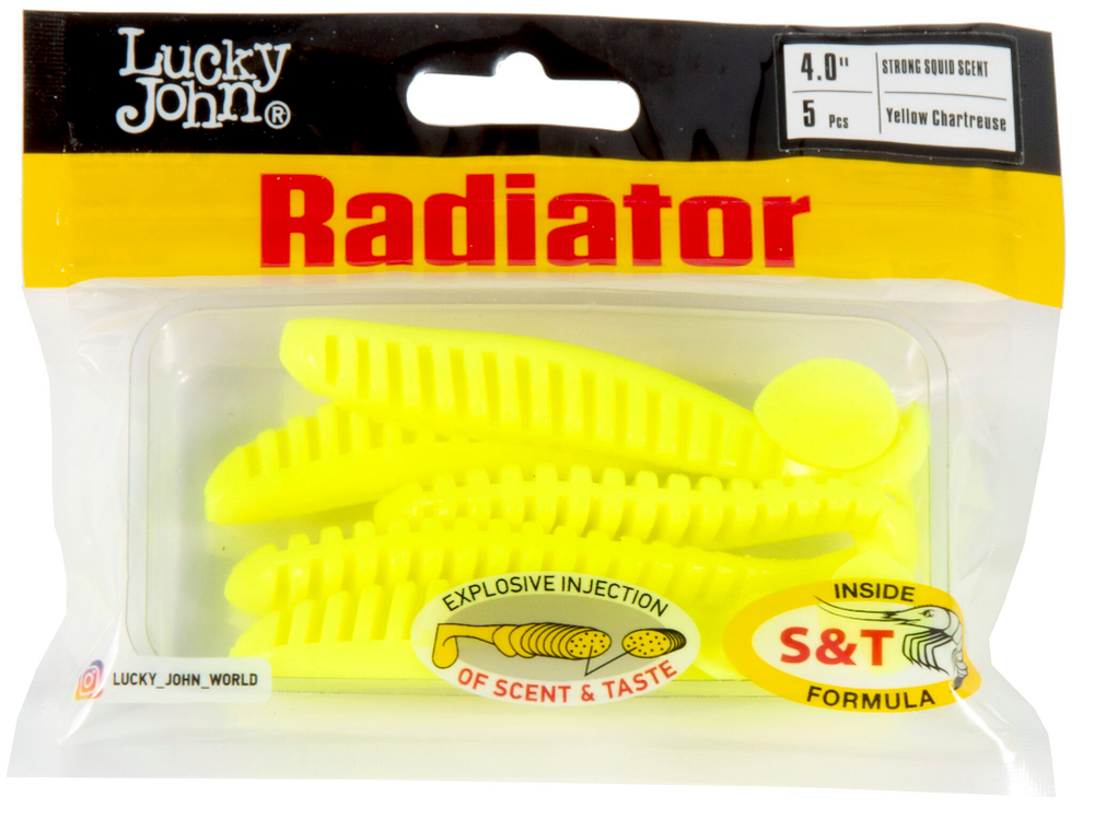 Виброхвосты съедобные LJ Pro Series RADIATOR 4.0"(10 см), цв. S88, 5 шт.
