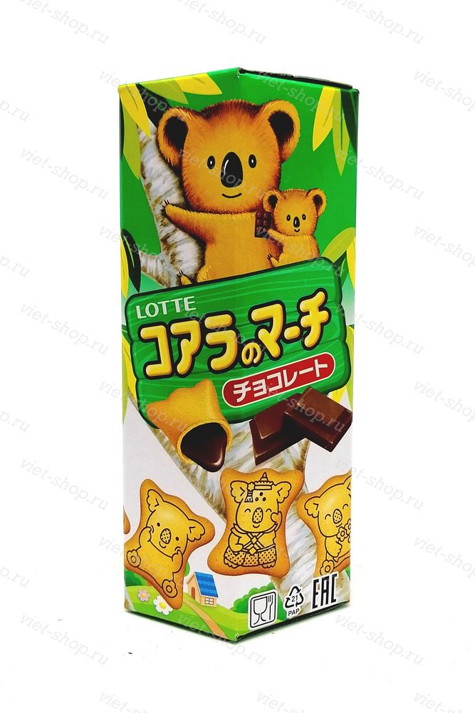 Печенье Koala's March Chocolate, Корея, 37 гр.