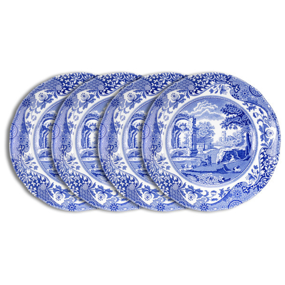 Набор тарелок пирожковых Spode Голубая Италия 15 см, 4 шт