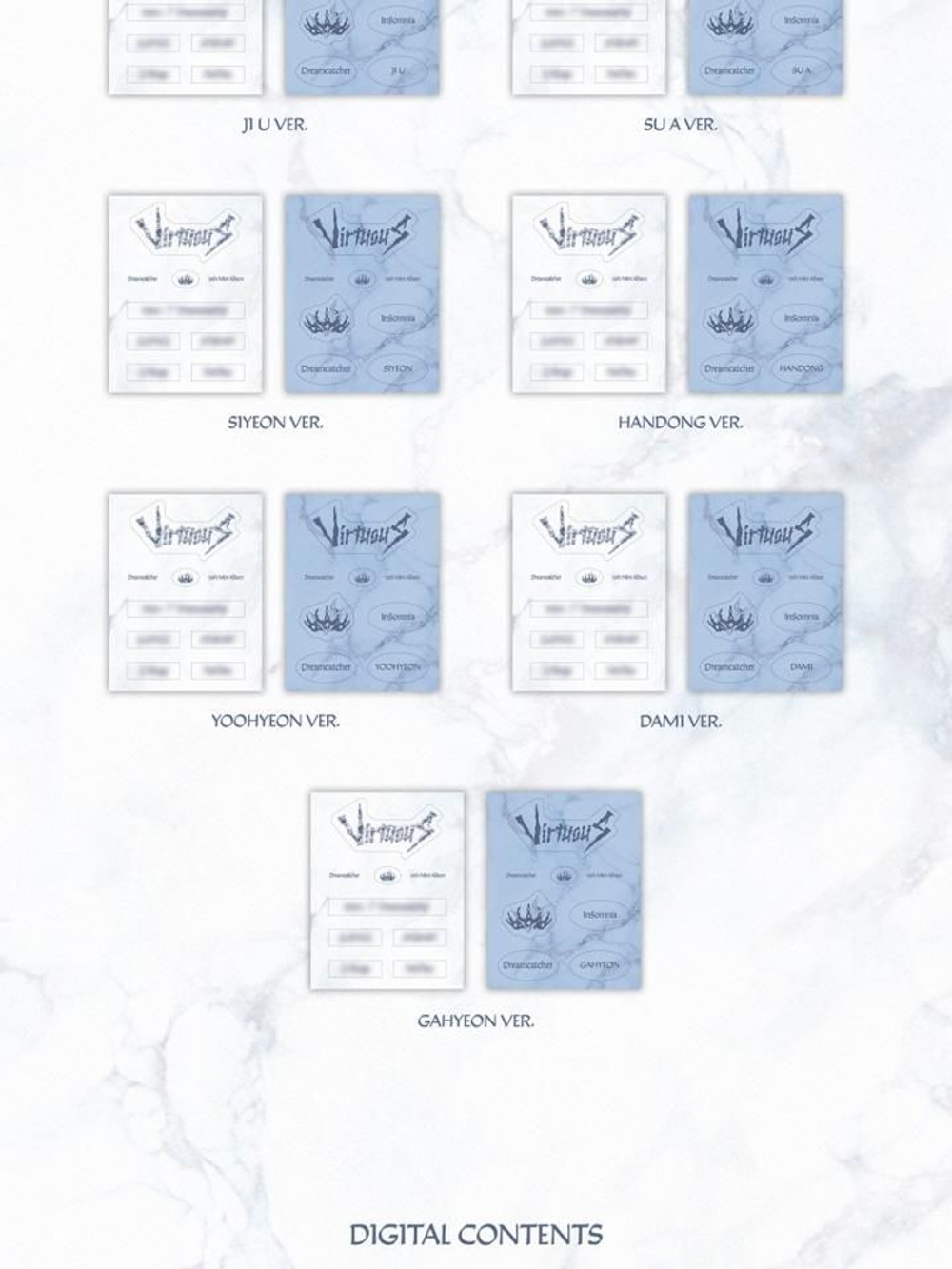 Альбом DREAMCATCHER - VirtuouS 10th Mini Album POCA ALBUM 7 Version SET