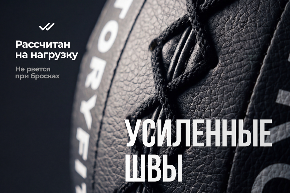 Мяч тренировочный (Wall Ball) 14 кг VictoryFit VF-WBA140