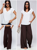Блузка летняя, 713.2342.07.02, цвет молоко
