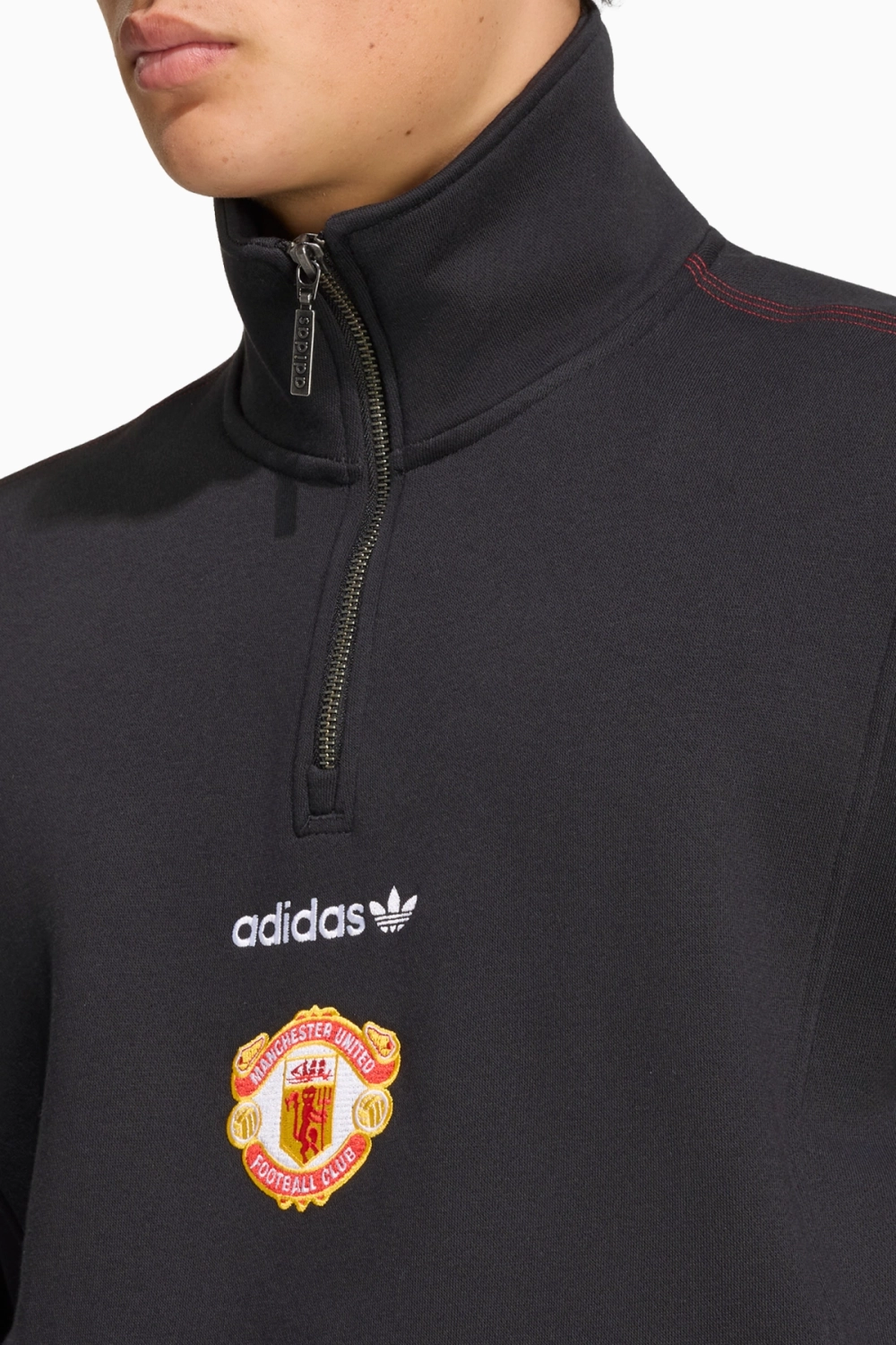 Кофта adidas Manchester United 26/27 EQT Half-Zip - черный