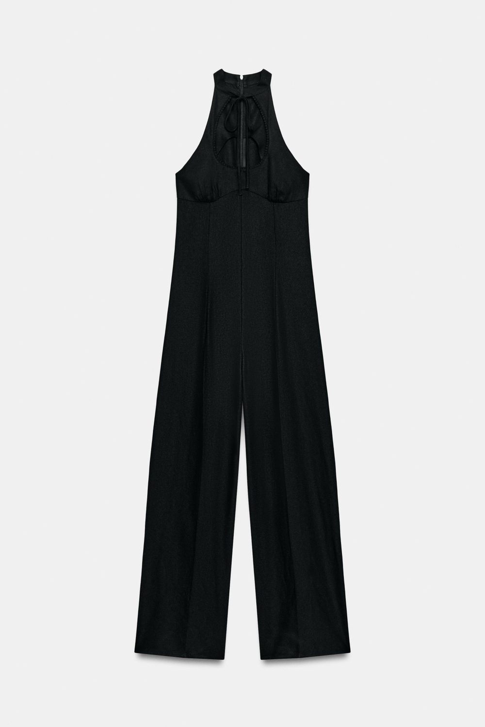 КОМБИНЕЗОН ХАЛТЕР С ЛЬНОМ — ZARA