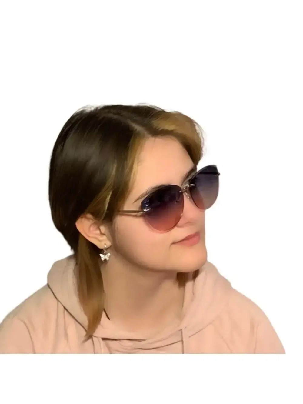 Очки солнечные кошки авиаторы