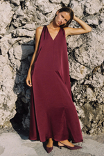 ДЛИННОЕ АТЛАСНОЕ ПЛАТЬЕ — ZARA