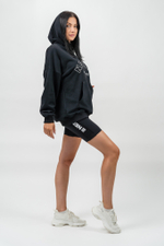 Кофта BRANDED OVERSIZED HOODIE GYM RAT 256 Черная