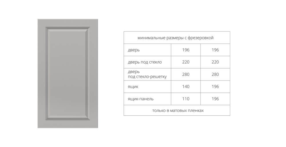 Фасад МДФ в плёнке ПВХ рис. 35