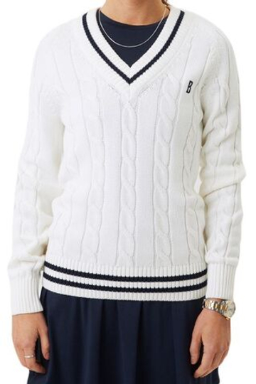 Женская Кофта теннисная Björn Borg Ace Jumper - белый
