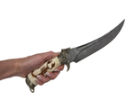 Подарочный нож Корсар (Скорпион), дамасская сталь, рукоять из кости рога лося