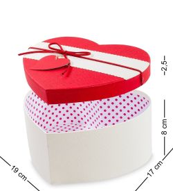Packing Symphony WF-47/2-A Коробка «Сердце» цв.бел./красн.