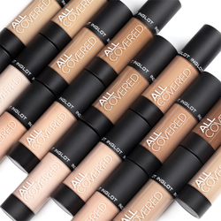 Inglot All Covered - Тональная основа: травялый подклад оттенок LW 003, 30 ml