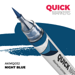 Акриловый маркер AK Interactive Quick Marker Night Blue