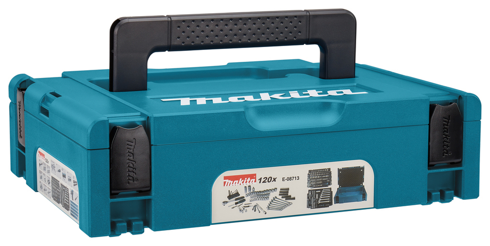 Набор ключей, головок, бит 120 шт. Makita E-08713