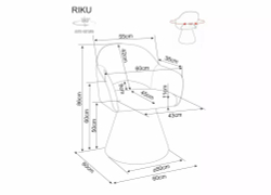 Стул SIGNAL RIKU Noelle 30 бежевый, поворотный