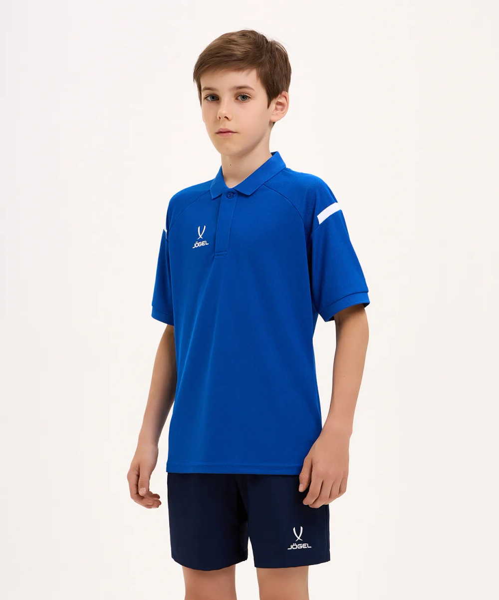 Поло CAMP 2 Poly Polo, синий, детский