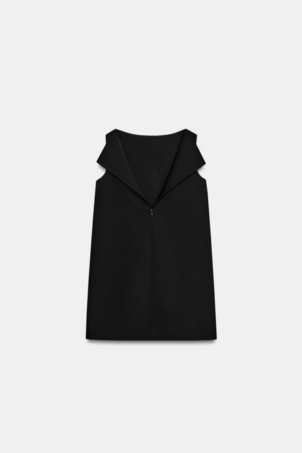 ZARA КОРОТКОЕ ПЛАТЬЕ — ZW COLLECTION, ЧЕРНЫЙ