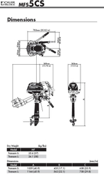Лодочный мотор Tohatsu MFS5C SS