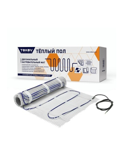 Комплект "Теплый пол" (мат) 150Вт/кв.м 7кв.м TOKOV ELECTRIC TKE-MAT150-1050-7