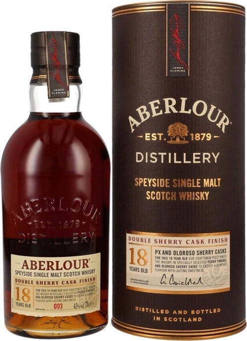 Виски Aberlour 18 Years Old Double Sherry Cask, 0.7 л.