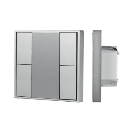 INTELLIGENT ARLIGHT Кнопочная панель DALI-201-23-4K-D2-IN Silver (BUS, Frame) (IARL, IP20 Металл, 3 года)