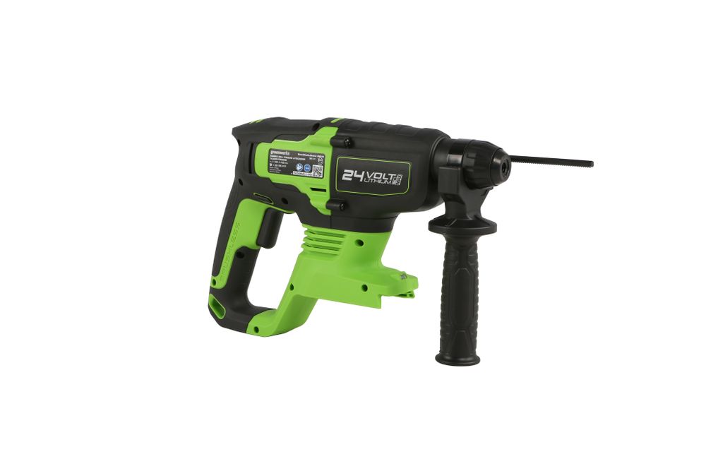 Аккумуляторный перфоратор Greenworks GD24SDS2, 3803007,24v, 2 Дж, без АКБ и ЗУ